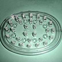 Clear Oval Soap Tray